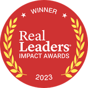 real leaders impact award logo